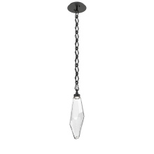 Hammerton LNB0050-17-MB-CC-CH1-L1 - Rock Crystal Pendant with Chain - 17-Inch