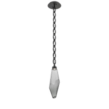 Hammerton LNB0050-17-MB-CS-CH2-L1 - Rock Crystal Pendant with Chain - 17-Inch