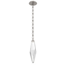 Hammerton LNB0050-19-BS-CC-CH1-L3 - Rock Crystal Pendant with Chain - 19-Inch