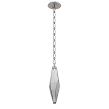 Hammerton LNB0050-19-BS-CS-CH1-L3 - Rock Crystal Chain Pendant - 19-Inch
