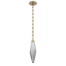 Hammerton LNB0050-19-GB-CS-CH1-L3 - Rock Crystal Pendant with Chain - 19-Inch