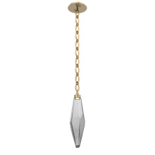 Hammerton LNB0050-19-GB-CS-CH2-L1 - Rock Crystal Pendant with Chain - 19-Inch