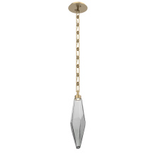 Hammerton LNB0050-19-GB-CS-CH3-L1 - Rock Crystal Pendant with Chain - 19-Inch