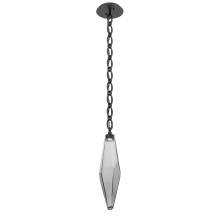 Hammerton LNB0050-19-MB-CS-CH2-L1 - Rock Crystal Pendant with Chain - 19-Inch