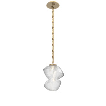 Hammerton LNB0089-01-GB-C-CH3-L1 - Mesa Pendant with Chain