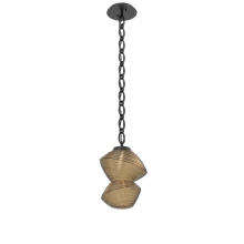 Hammerton LNB0089-01-MB-B-CH2-L1 - Mesa Pendant with Chain