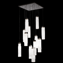 Hammerton CHB0056-12-BS-LC-C01-L1 - Ledgestone Square 12pc Multi-Pendant