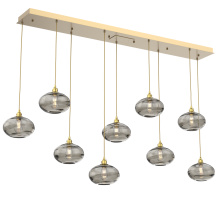 Hammerton PLB0036-09-GB-OS-C01-E2 - Coppa Linear 9pc Multi-Pendant