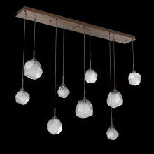 Hammerton PLB0039-09-RB-S-C01-L1 - Gem Linear 9pc Multi-Pendant