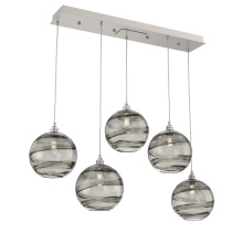 Hammerton PLB0047-05-BS-OS-C01-E2 - Terra Linear 5pc Multi-Pendant