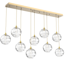 Hammerton PLB0047-09-GB-OC-C01-E2 - Terra Linear 9pc Multi-Pendant