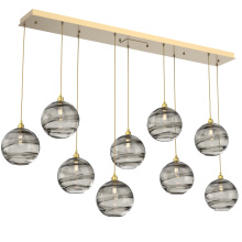 Hammerton PLB0047-09-GB-OS-C01-E2 - Terra Linear 9pc Multi-Pendant