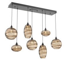 Hammerton PLB0048-07-MB-OB-C01-E2 - Misto Linear 7pc Multi-Pendant