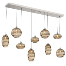 Hammerton PLB0048-09-BS-OB-C01-E2 - Misto Linear 9pc Multi-Pendant