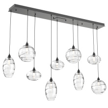 Hammerton PLB0048-09-MB-OC-C01-E2 - Misto Linear 9pc Multi-Pendant