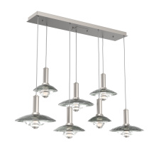 Hammerton PLB0098-07-BS-SG-C01-L3 - Cirrus Linear 7pc Multi-Pendant