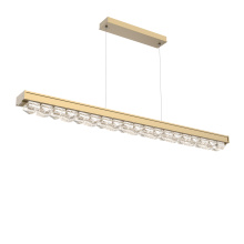Hammerton PLB0100-60-GB-TF-CA1-L3-000 - Tessera 60-Inch Linear Chandelier