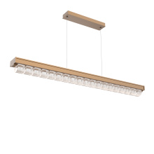 Hammerton PLB0100-60-NB-TO-CA1-L1-000 - Tessera 60-Inch Linear Chandelier