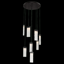 Hammerton CHB0042-08-BB-BG-C01-L3 - Parallel Glass Round 8pc Multi-Pendant
