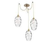 Hammerton SCB0035-03-GB-OC-C01-E2 - Ellisse Round 3pc Swag Multi-Pendant