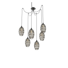 Hammerton SCB0035-06-MB-OS-C01-E2 - Ellisse Round 6pc Swag Multi-Pendant