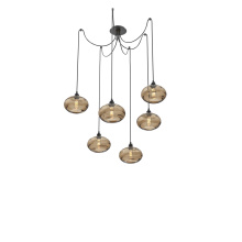 Hammerton SCB0036-06-MB-OB-C01-E2 - Coppa Round 6pc Swag Multi-Pendant