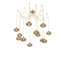 Hammerton SCB0036-12-GB-OB-C01-E2 - Coppa Round 12pc Swag Multi-Pendant