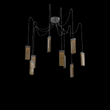 Hammerton SCB0042-09-MB-BG-C01-L1 - Parallel Round 9pc Swag Multi-Pendant