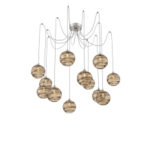 Hammerton SCB0047-12-BS-OB-C01-E2 - Terra Round 12pc Swag Multi-Pendant