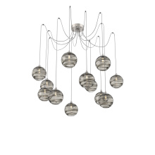 Hammerton SCB0047-12-BS-OS-C01-E2 - Terra Round 12pc Swag Multi-Pendant