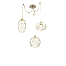Hammerton SCB0048-03-GB-OA-C01-E2 - Misto Round 3pc Swag Multi-Pendant