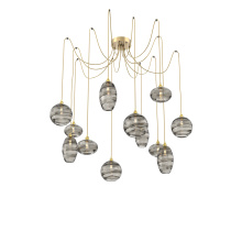 Hammerton SCB0048-12-GB-OS-C01-E2 - Misto Round 12pc Swag Multi-Pendant