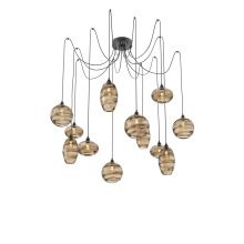 Hammerton SCB0048-12-MB-OB-C01-E2 - Misto Round 12pc Swag Multi-Pendant