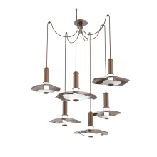 Hammerton SCB0099-06-BB-00-C01-L3-WI - Cumulus Round 6pc Swag Multi-Pendant Chandelier
