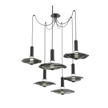 Hammerton SCB0099-06-MB-00-C01-L3-SG - Cumulus Round 6pc Swag Multi-Pendant Chandelier