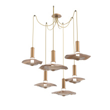 Hammerton SCB0099-06-NB-00-C01-L3-MI - Cumulus Round 6pc Swag Multi-Pendant Chandelier