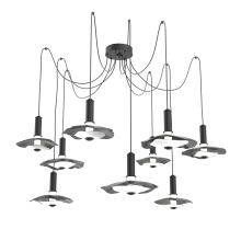 Hammerton SCB0099-09-MB-00-C01-L3-WI - Cumulus Round 9pc Swag Multi-Pendant Chandelier