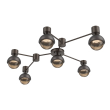 Hammerton SMB0093-HL-FB-B-L1-GP - Cabochon Flush Mount Wall Sconce Flat Bronze