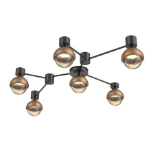 Hammerton SMB0093-HL-MB-A-L1-NB - Cabochon Flush Mount Wall Sconce Matte Black