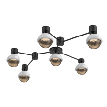 Hammerton SMB0093-HL-MB-B-L1-WM - Cabochon Flush Mount Wall Sconce Matte Black