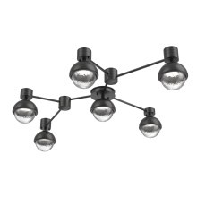 Hammerton SMB0093-HL-MB-C-L1-MS - Cabochon Flush Mount Wall Sconce Matte Black
