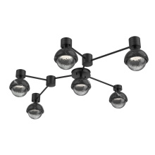 Hammerton SMB0093-HL-MB-S-L1-BM - Cabochon Flush Mount Wall Sconce Matte Black