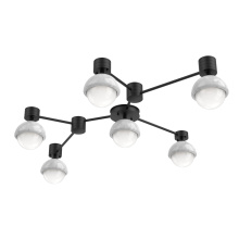 Hammerton SMB0093-HL-MB-WL-L3-WM - Cabochon Flush Mount Wall Sconce Matte Black