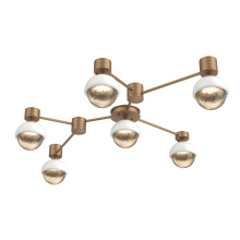 Hammerton SMB0093-HL-NB-A-L1-WI - Cabochon Flush Mount Wall Sconce Novel Brass