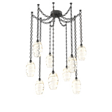 Hammerton SNB0035-09-MB-OA-CH2-E2 - Ellisse Multi Light Pendant Multi Port Canopy Matte Black