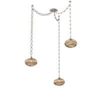 Hammerton SNB0036-03-BS-OB-CH2-E2 - Coppa Multi Light Pendant Multi Port Canopy Beige Silver
