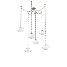Hammerton SNB0036-06-BS-OC-CH3-E2 - Coppa Multi Light Pendant Multi Port Canopy Beige Silver
