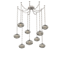 Hammerton SNB0036-09-BS-OS-CH1-E2 - Coppa Multi Light Pendant Multi Port Canopy Beige Silver