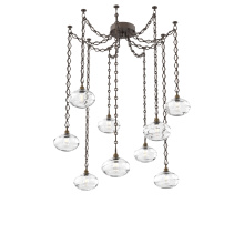 Hammerton SNB0036-09-FB-OC-CH1-E2 - Coppa Multi Light Pendant Multi Port Canopy Flat Bronze