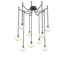 Hammerton SNB0036-09-MB-OA-CH1-E2 - Coppa Multi Light Pendant Multi Port Canopy Matte Black